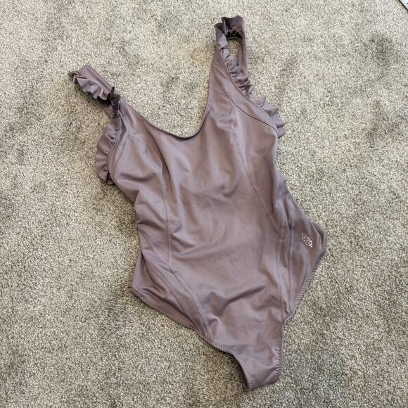 Free People FP Movement medium Love Me Bodysuit Moonlight Mauve BC 3080 - Picture 6 of 10